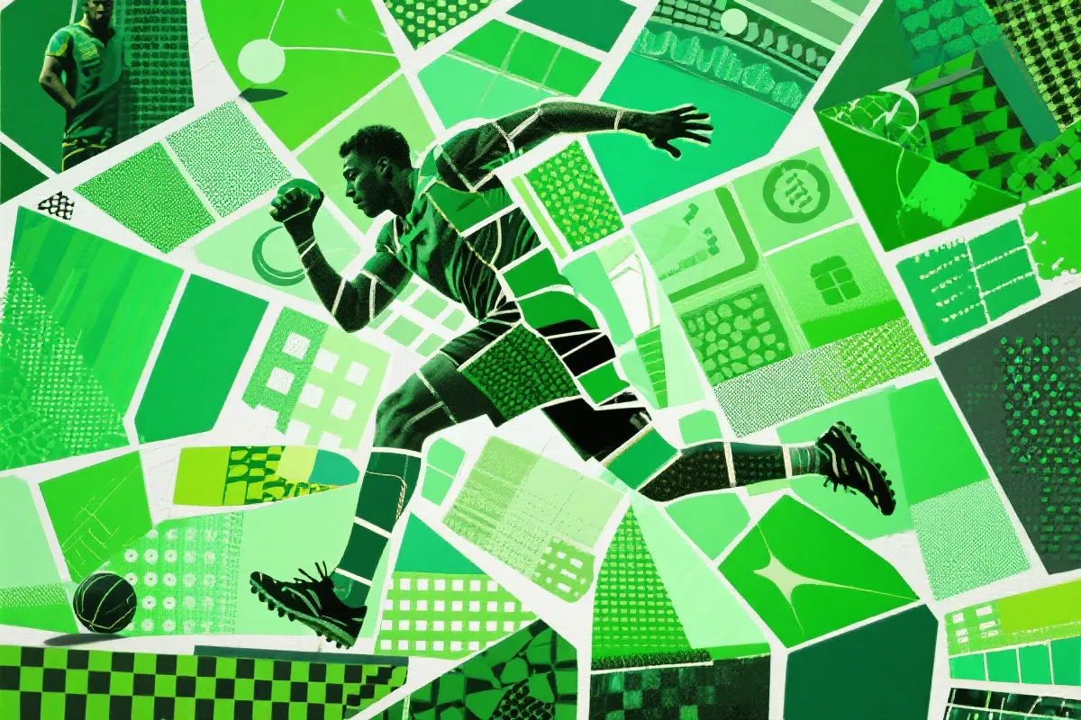 运动风格视觉海报