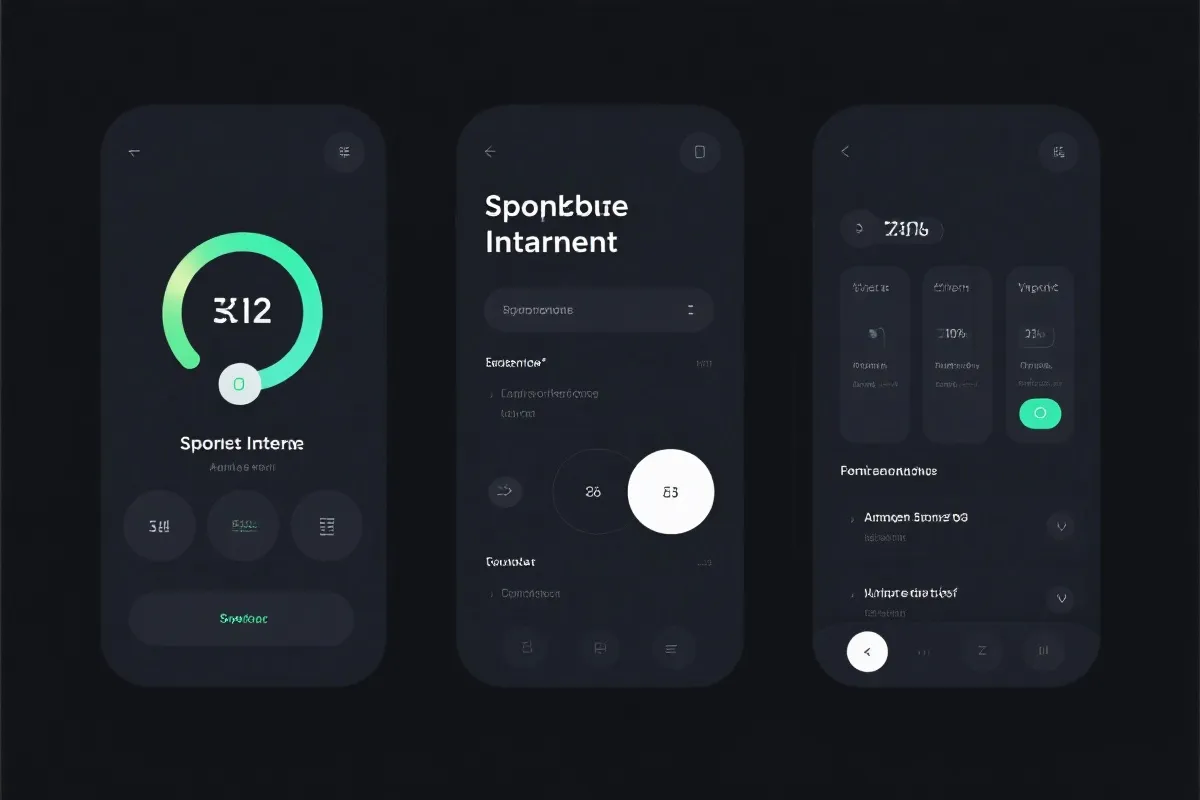 球速体育平台 App 界面预览